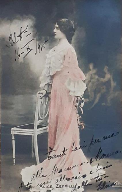 Cartolina di Alice Zeppelli Soprano 1905 - copertina
