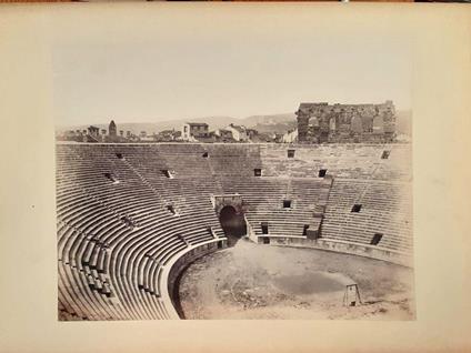 Albumina originale Arena di Verona 1880 circa - copertina