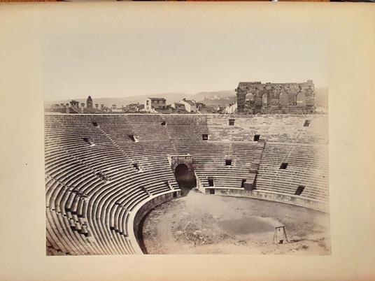 Albumina originale Arena di Verona 1880 circa - copertina
