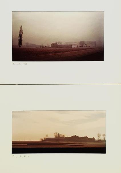 Due fotografie Cibachrome sotto pass "Piemonte 1988 e 1991 - copertina