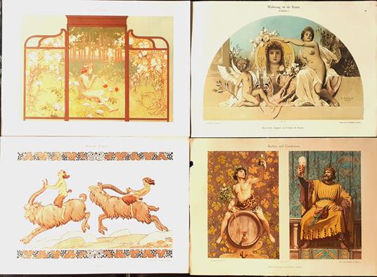 Quattro litografie estratte da Dekorative Vorlbilder 1899/1900 - copertina