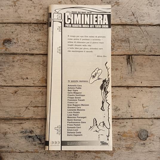 Ciminiera - Bimestrale anno I - no. 4 - Novembre-Dicembre 2002 - copertina