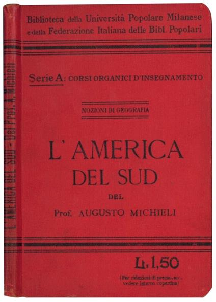 L' America del Sud - Augusto Michieli - copertina
