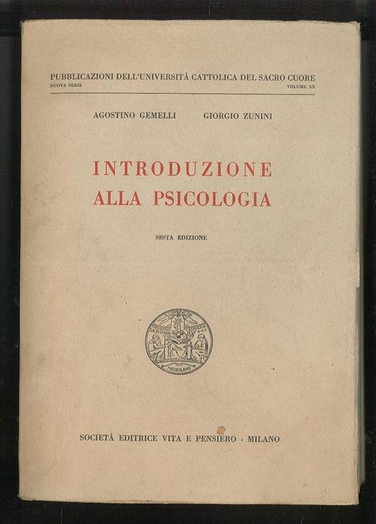 Introduzione alla psicologia - copertina