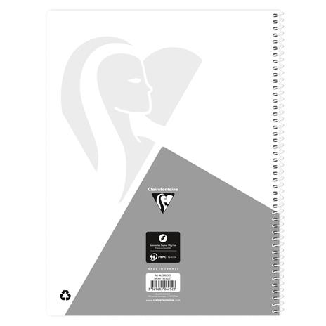 Mimesys College Block A4 160 pagine a quadretti colori assortiti - 7