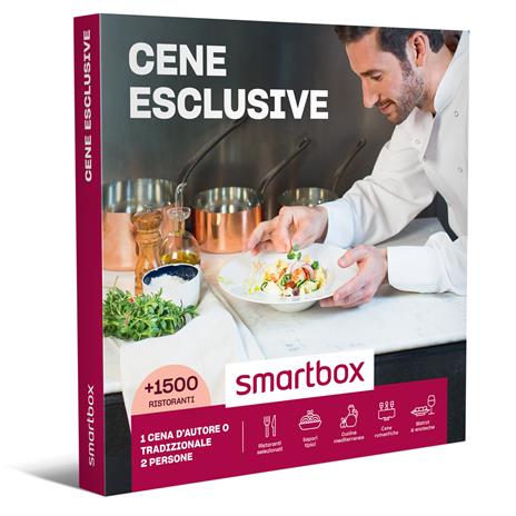 SMARTBOX - Cene esclusive - Cofanetto regalo - 1 cena d'autore o tradizionale per 2 persone