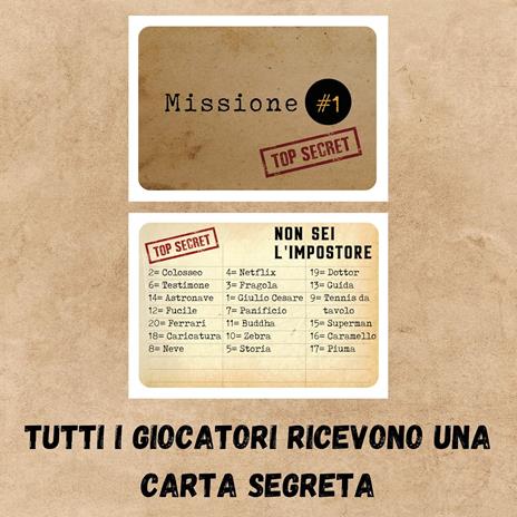 L'Impostore. Gioco da tavolo - 2