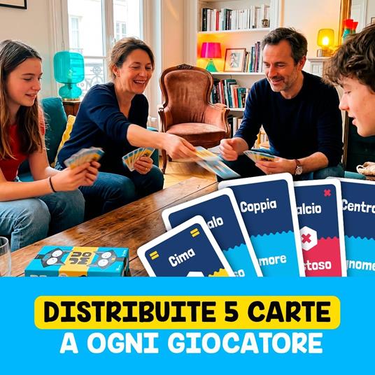 ATM Gaming JUMO Gioco da Tavolo per Famiglia e Amici - Gioco di Società Divertente e Veloce - Da 3 a 8 Giocatori - 10+ anni - 3