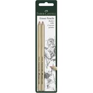 Blister con 2 matite con mina di gomma Perfection