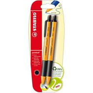 Penna a sfera Ecosostenibile - STABILO pointball - CO2 neutral - Pack da 2 - Nero