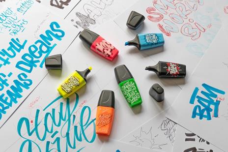 Stabilo Evidenziatore BOSS MINI by Snooze One, custodia da 3 - 3