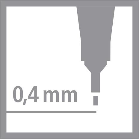 Fineliner Premium - STABILO dr!ver - Tratto Fine (0,4 mm) - Pack da 1 - Blu - 8