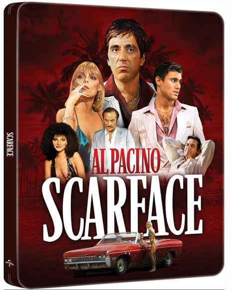 Scarface. Steelbook (Blu-ray + Blu-ray Ultra HD 4K) di Brian De Palma - Blu-ray + Blu-ray Ultra HD 4K