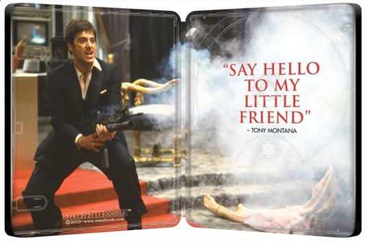 Scarface. Steelbook (Blu-ray + Blu-ray Ultra HD 4K) di Brian De Palma - Blu-ray + Blu-ray Ultra HD 4K - 3