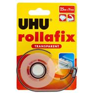 Rollafix nastro adesivo trasparente con dispenser 25mt