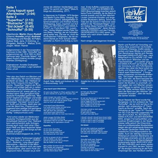 Jung Kaputt Spart Altersheime - Vinile LP di Baerchen & Die Milchbubis - 2