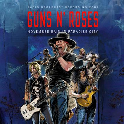 November Rain In Paradise City (Blue Edition) - Vinile LP di Guns N' Roses