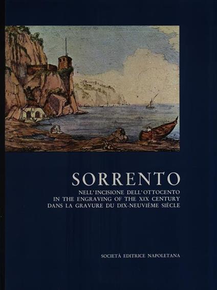 Sorrento nell'incisione dell'ottocento - Mario Rotili - copertina