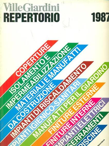 Repertorio 1987 VilleGiardini -   - copertina