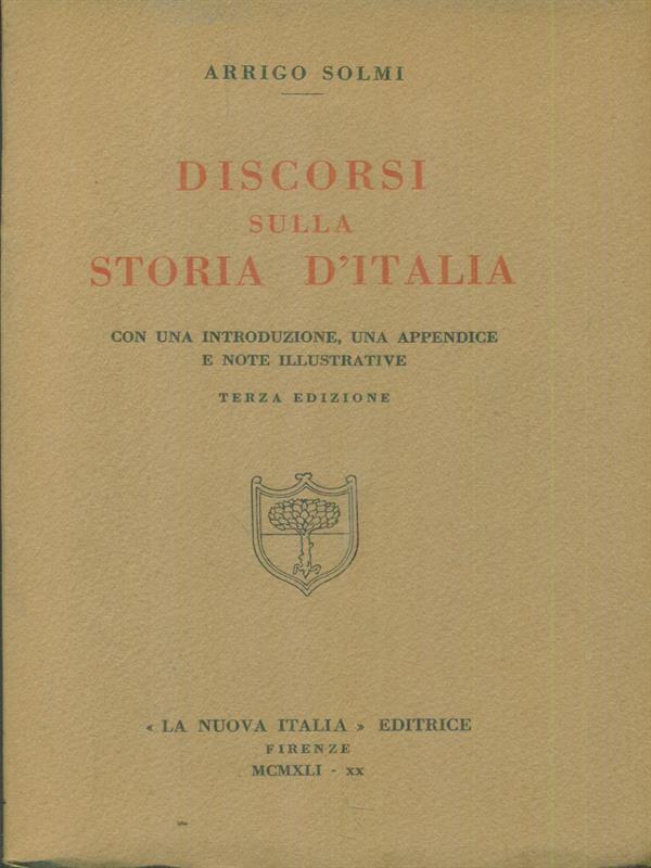 Discorsi sulla storia d'Italia