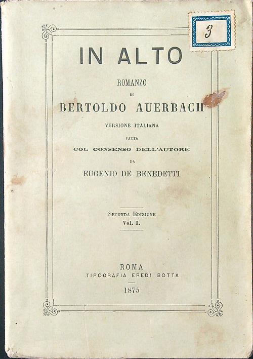 In alto vol. I