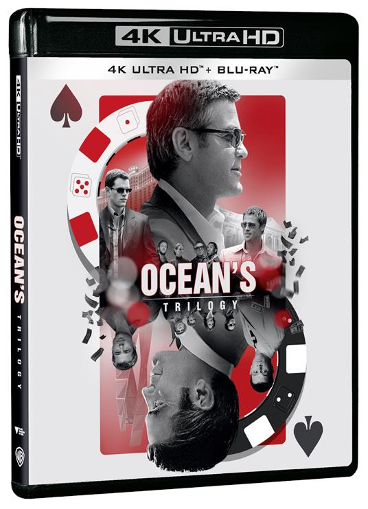Ocean's Trilogy (3 Blu-ray + 3 Blu-ray Ultra HD 4K) di Steven Soderbergh