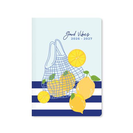 Diario accademico 2026-2027 Citrus A5 Giornaliero Good vibes
