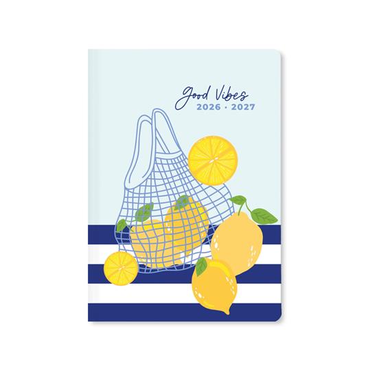 Diario accademico 2026-2027 Citrus A5 Giornaliero Good vibes