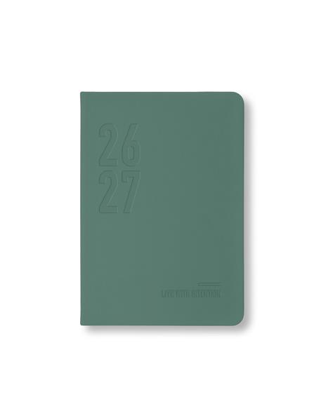 Diario accademico 2026-2027 Conscious A6 Giornaliero Verde