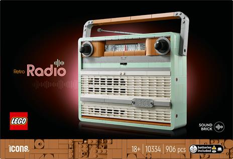 LEGO ICONS Radio vintage. Esclusiva - 10