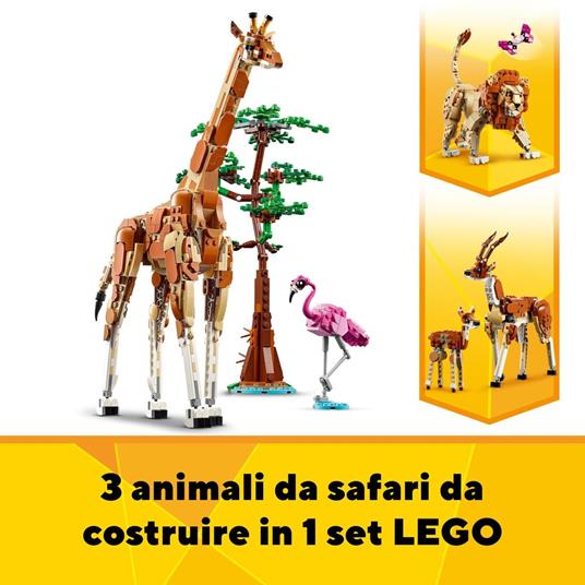 LEGO Creator (31150). 3in1 Animali del Safari - 3