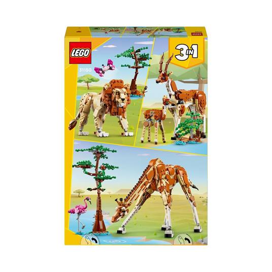 LEGO Creator (31150). 3in1 Animali del Safari - 8