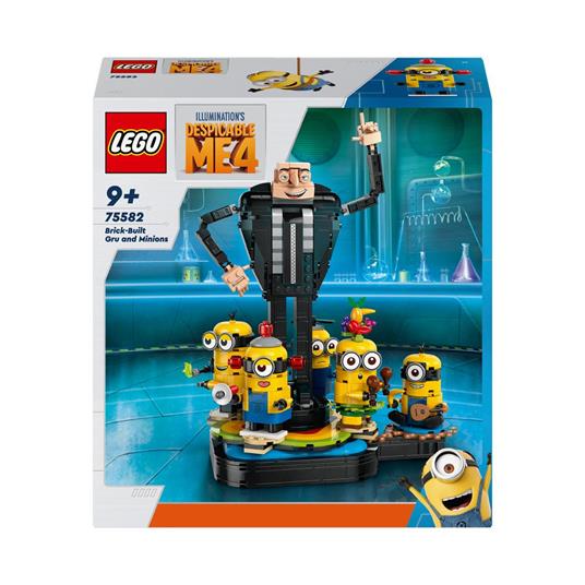 LEGO Cattivissimo Me (75582). Alien Conquest Gru e Minions in mattoncini