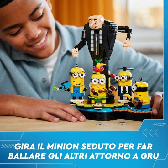 LEGO Cattivissimo Me (75582). Alien Conquest Gru e Minions in mattoncini - 3