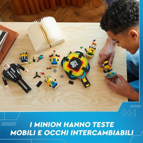 LEGO Cattivissimo Me (75582). Alien Conquest Gru e Minions in mattoncini - 4