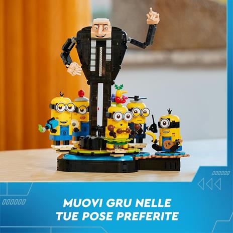 LEGO Cattivissimo Me (75582). Alien Conquest Gru e Minions in mattoncini - 5