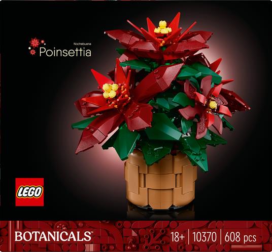 LEGO Botanicals (10370). Stella di Natale. Esclusiva - 10