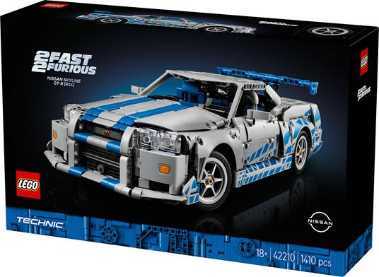 LEGO Technic (42210). Auto Nissan Skyline GT-R (R34) 2 Fast 2 Furious - 9