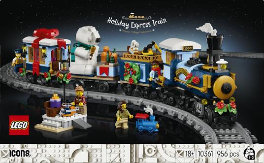 LEGO Icons (10361). Treno espresso festivo - 11