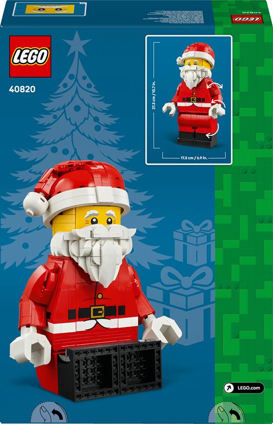 LEGO Iconic (40820). Grande minifigure di Babbo Natale - 3