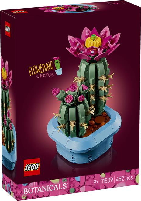 LEGO Botanicals (11509). Cactus in fiore - 7