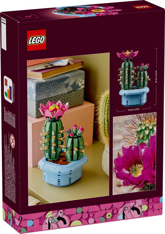 LEGO Botanicals (11509). Cactus in fiore - 10