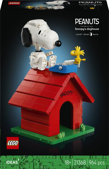 LEGO (21368). Peanuts: la Cuccia di Snoopy