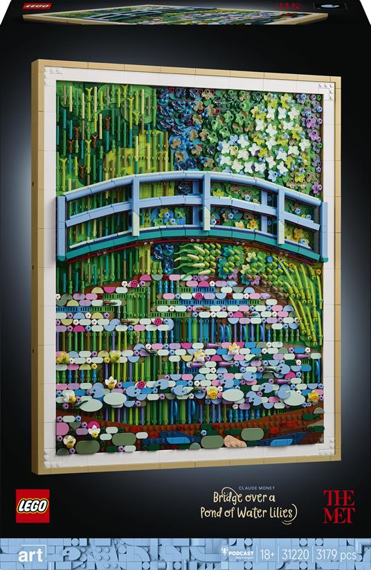 LEGO ART (31220). Claude Monet - Lo stagno delle ninfee