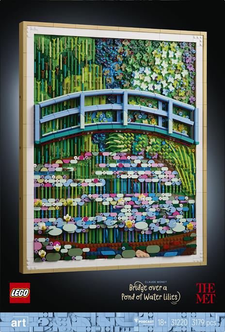 LEGO ART (31220). Claude Monet - Lo stagno delle ninfee - 8