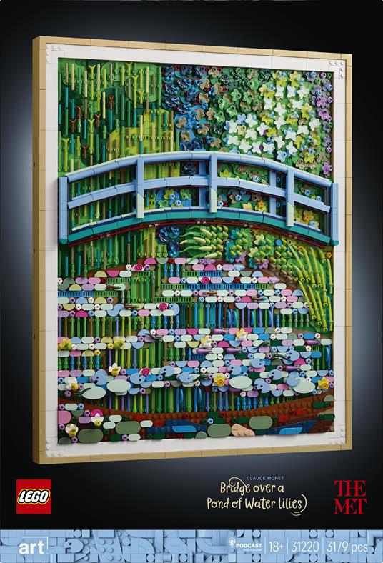 LEGO ART (31220). Claude Monet - Lo stagno delle ninfee - 8