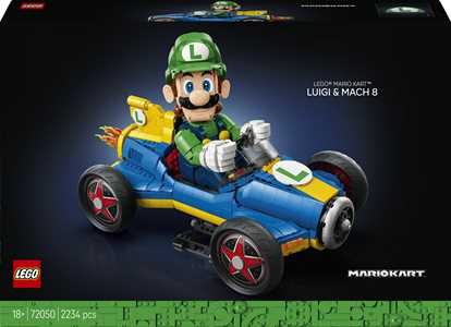 Giocattolo LEGO (72050). Super Mario Mario Kart: Luigi e Mach 8 LEGO