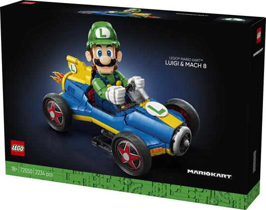 LEGO (72050). Super Mario Mario Kart: Luigi e Mach 8 - 7
