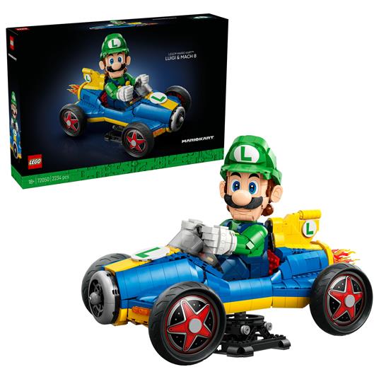 LEGO (72050). Super Mario Mario Kart: Luigi e Mach 8 - 10
