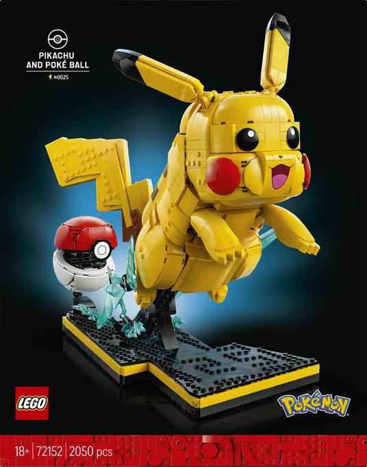 LEGO Pokemon (72152). Pikachu e Poké Ball - 9